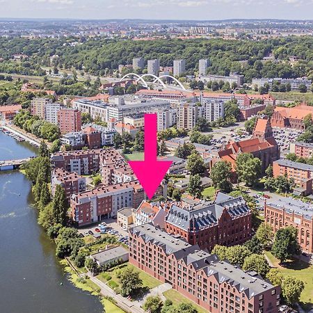 Hello Apartments Amazing River View 4 Bedrooms & Balcony Gdansk Bagian luar foto